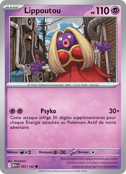 Lippoutou 057/188 Pokémon Méga-Évolution (ME01)