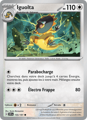 Iguolta 155/252 Pokémon Étincelles Déferlantes (EV08)
