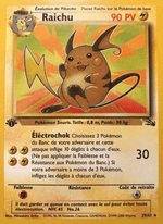 Raichu 29/62 Pokémon Fossile (FO)