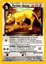 Persian obscur 42/83 Pokémon Team Rocket (RO)