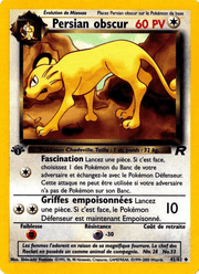 Persian obscur 42/83 Pokémon Team Rocket (RO)