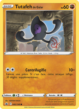 Tutafeh de Galar 82/233 Pokémon Règne de Glace (CRE)