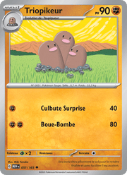 Triopikeur 051/207 Pokémon 151 (MEW)