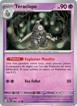 Téraclope 036/180 Pokémon Évolutions Prismatiques (EV8.5)