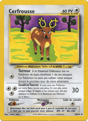 Cerfrousse 38/66 Pokémon Neo Revelation (N3)