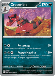 Crocorible 059/172 Pokémon Foudre Noire (BLK)