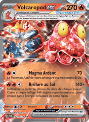 Volcaropod-ex 029/226 Pokémon Mascarade Crépusculaire (EV06)