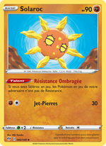 Solaroc 92/201 Pokémon Ténèbres Embrasées