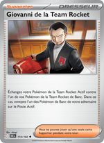 Giovanni de la Team Rocket 174/244 Pokémon Rivalités Destinées (EV10)
