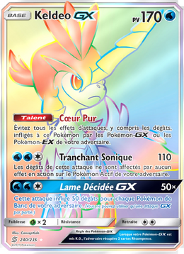Keldeo GX 240/258 — Pokémon Harmonie des Esprits (UNM)