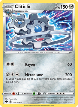 Cliticlic 127/201 Pokémon Ténèbres Embrasées