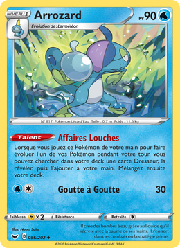 Arrozard 56/216 Pokémon Épée et Bouclier