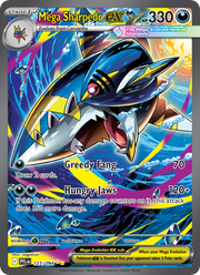 Méga-Sharpedo-ex 127/130 — Pokémon Flammes Fantasmagoriques (ME02)