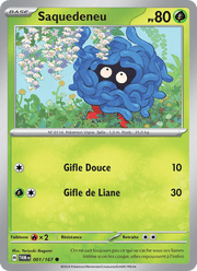 Saquedeneu 001/226 Pokémon Mascarade Crépusculaire (EV06)