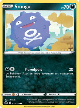 Smogo 075/160 Pokémon Zénith Suprême (CRZ)