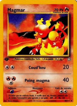Magmar 40/111 Pokémon Neo Genesis (N1)