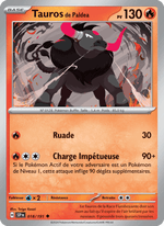 Tauros de Paldea 018/252 Pokémon Étincelles Déferlantes (EV08)