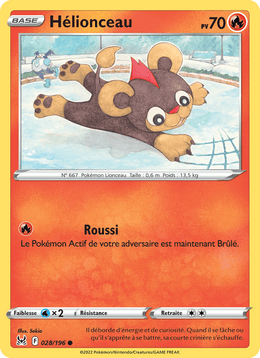 Hélionceau 028/217 Pokémon Origine Perdue (LOR)