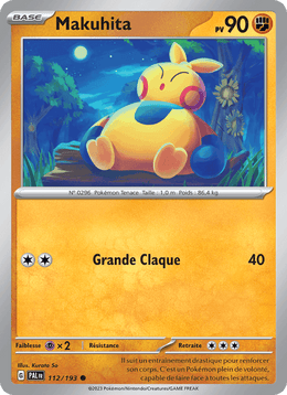 Makuhita 112/279 Pokémon Évolutions à Paldea (EV02)