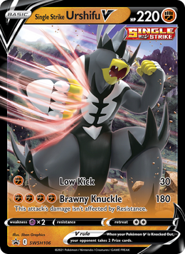 Shifours Poing Final V SWSH106/PROMO — Pokémon Promo Épée et Bouclier (SWSHP)
