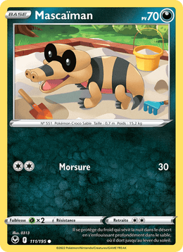 Mascaïman 111/215 Pokémon Tempête Argentée (SIT)