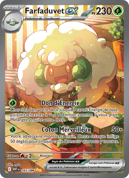 Farfaduvet-ex 165/86 — Pokémon Flamme Blanche (WHT)