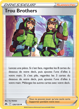 Trou Brothers 126/160 Pokémon Zénith Suprême (CRZ)