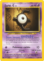 Zarbi E 67/75 Pokémon Neo Discovery (N2)