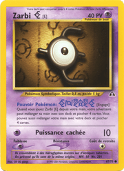 Zarbi E 67/75 Pokémon Neo Discovery (N2)