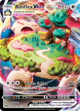 Ronflex VMAX 142/216 Pokémon Épée et Bouclier