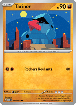 Tarinor 037/124 Pokémon Équilibre Parfait (ME03)