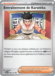 Entraînement de Karatéka 096/180 Pokémon Évolutions Prismatiques (EV8.5)