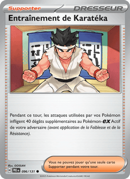 Entraînement de Karatéka 096/180 Pokémon Évolutions Prismatiques (EV8.5)