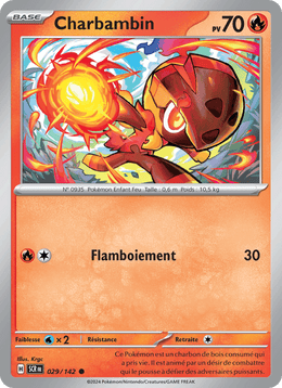 Charbambin 029/175 Pokémon Couronne Stellaire (EV07)
