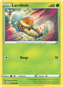 Larvibule 16/209 Pokémon Clash des Rebelles