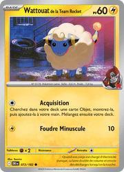 Wattouat de la Team Rocket 072/244 Pokémon Rivalités Destinées (EV10)