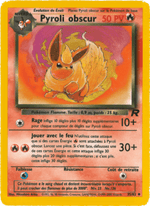Pyroli obscur 35/83 Pokémon Team Rocket (RO)