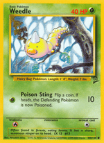 Weedle 100/130 Pokémon Base Set 2 (B2)