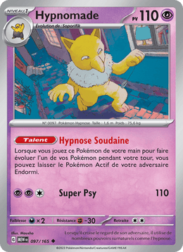Hypnomade 097/207 Pokémon 151 (MEW)