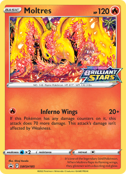 Sulfura SWSH185/PROMO — Pokémon Promo Épée et Bouclier (SWSHP)