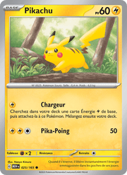 Pikachu 025/207 Pokémon 151 (MEW)