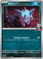 Nidoran♀ de la Team Rocket 114/244 Pokémon Rivalités Destinées (EV10)