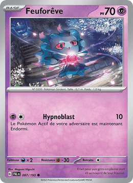 Feuforêve 087/279 Pokémon Évolutions à Paldea (EV02)