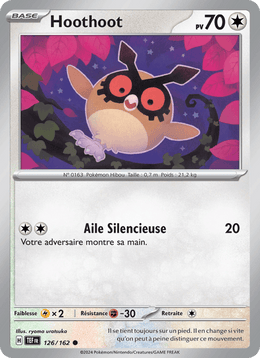 Hoothoot 126/218 Pokémon Forces Temporelles (EV05)