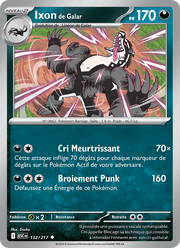 Ixon de Galar 132/295 Pokémon Héros Transcendants (ME2.5)