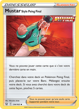 Mustar Style Poing Final 134/183 Pokémon Styles de combat (BST)