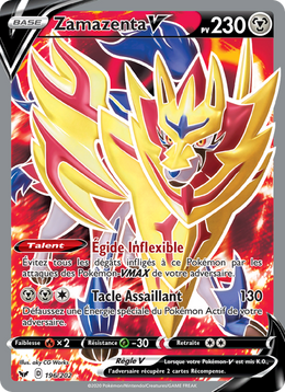 Zamazenta V 196/216 Pokémon Épée et Bouclier