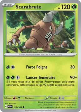Scarabrute 127/207 Pokémon 151 (MEW)