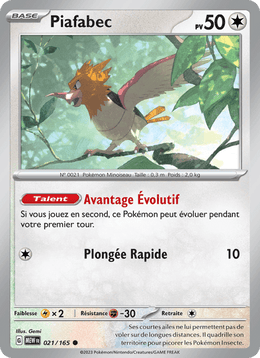 Piafabec 021/207 Pokémon 151 (MEW)