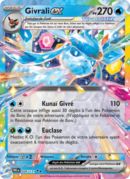 Givrali-ex 026/180 Pokémon Évolutions Prismatiques (EV8.5)